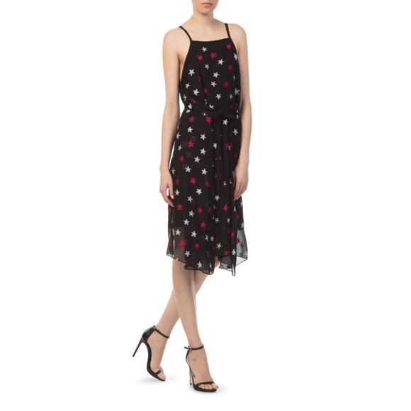 Rag & Bone Sonny Star Flowy Spaghetti Strap Midi Dress - Picture 1 of 11